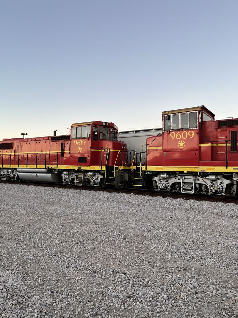 Gravity Rail locomotives at the yard